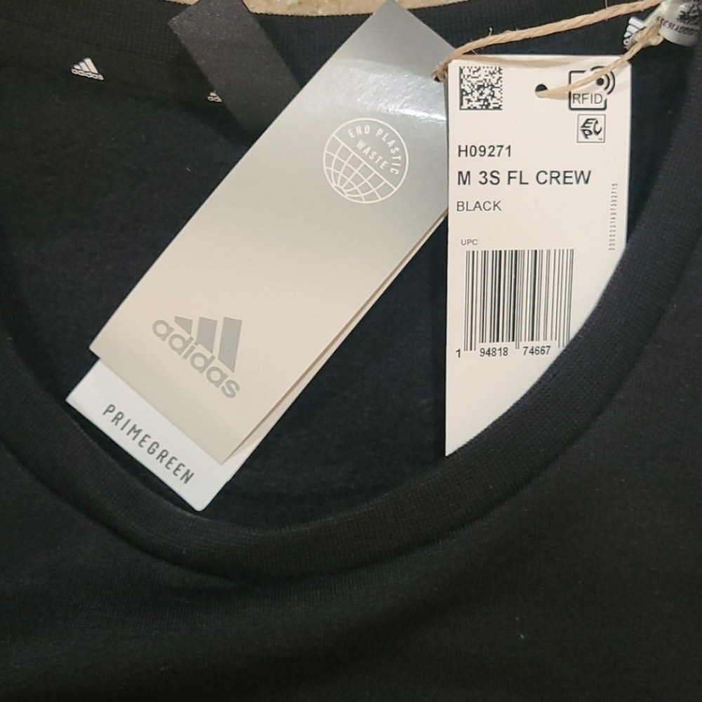 New adidas Men's Crewneck Sweatshirt French Terry - Picture 6 of 6